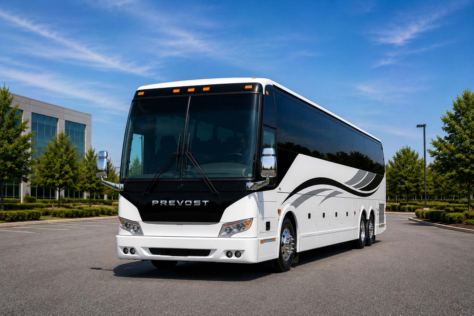 Charter bus rental in New Albany, OH